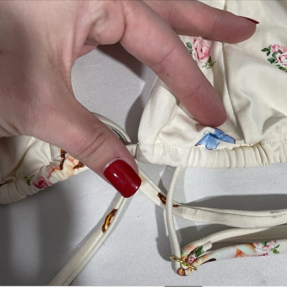 NWD $95 WeWoreWhat‎ [ XS ] Cooper Garden Ladies Bikini Triangle Top #5273 - Picture 4 of 9